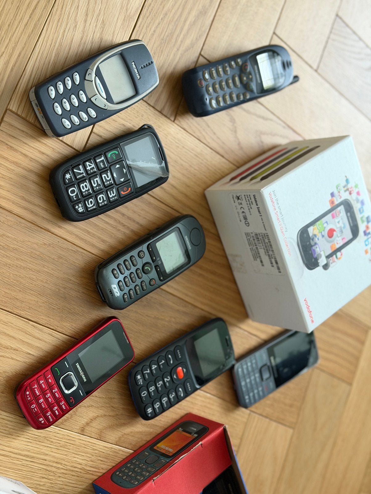 Partij retro vintage telefoons NOKIA / SAMSUNG / SIEMENS, Telecommunicatie, Ophalen of Verzenden, Zo goed als nieuw, Zwart