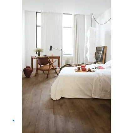 Laminaat Quick step complete cpt 876 Tampa eik bruin (33), Ophalen, Bruin, Nieuw, 25 tot 50 m²