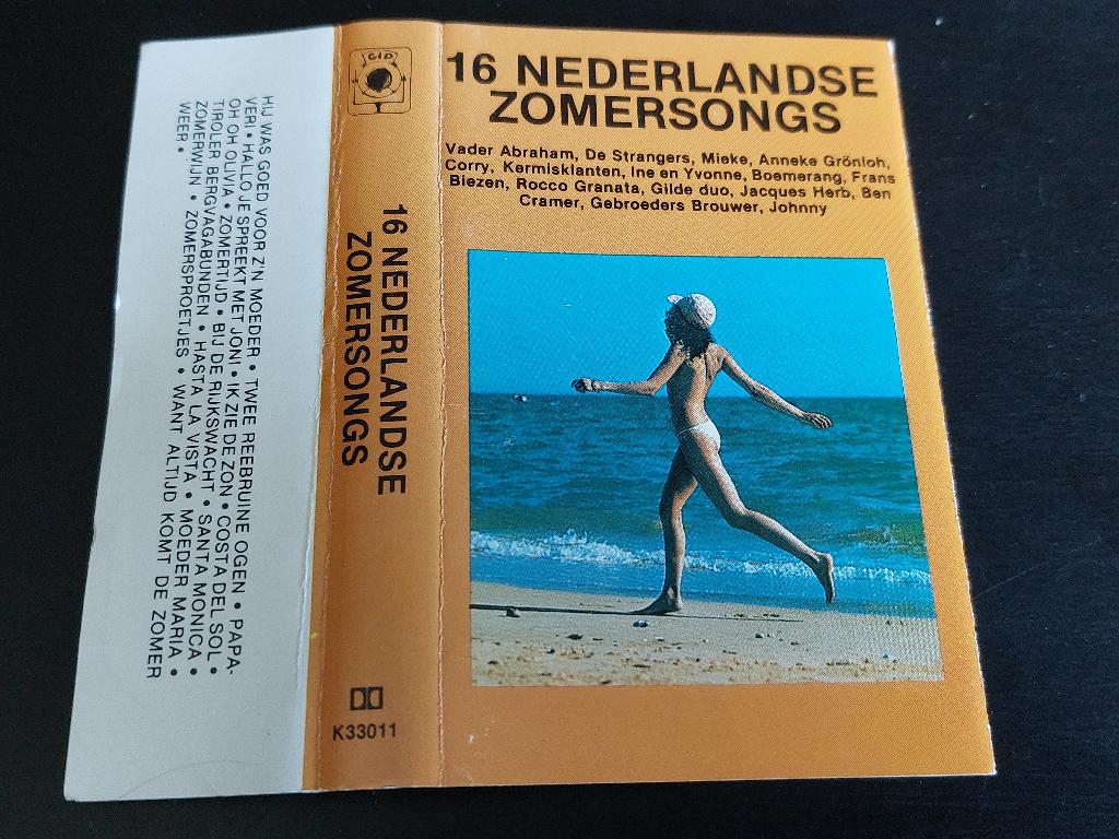 16 NEDERLANDSE ZOMERSONGS (MC), Cd's en Dvd's, Cassettebandjes, 1 bandje, Ophalen of Verzenden, Zo goed als nieuw, Origineel