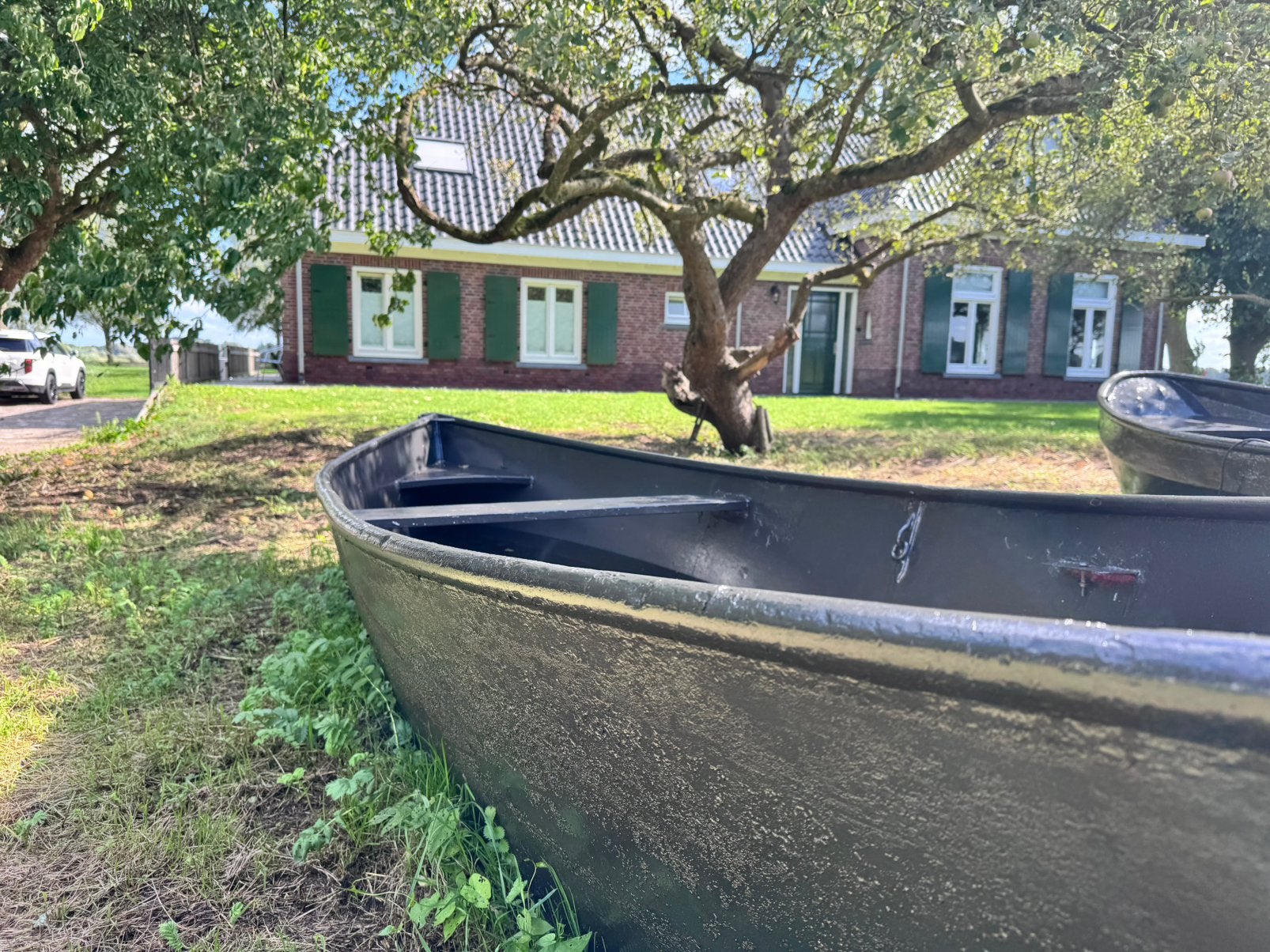 In Zwolle Metalen boot bootje boten sloep vissersboot  (4m+), Ophalen, Gebruikt