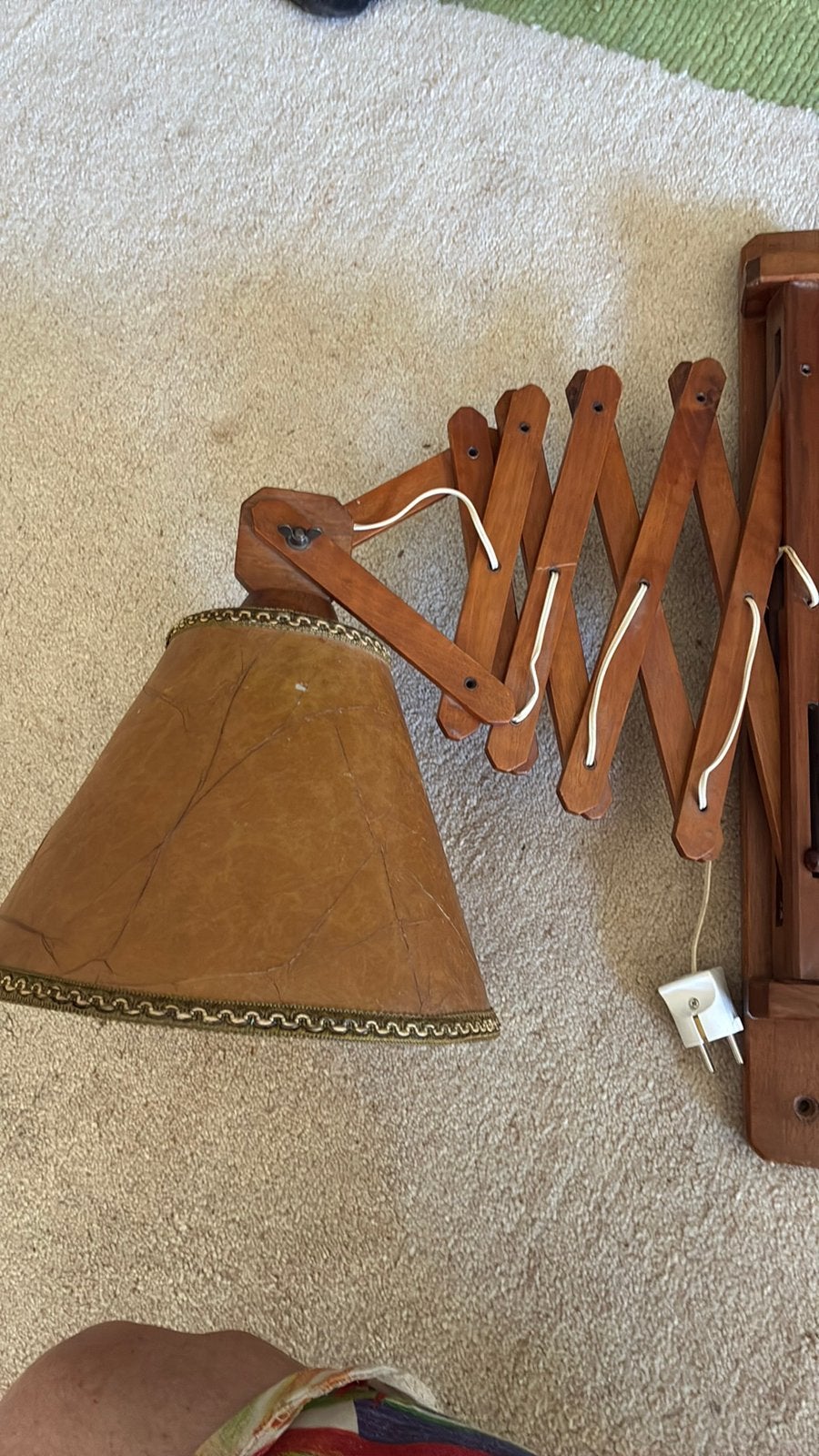 Scandinavische harmonica schaarlamp, Ophalen of Verzenden