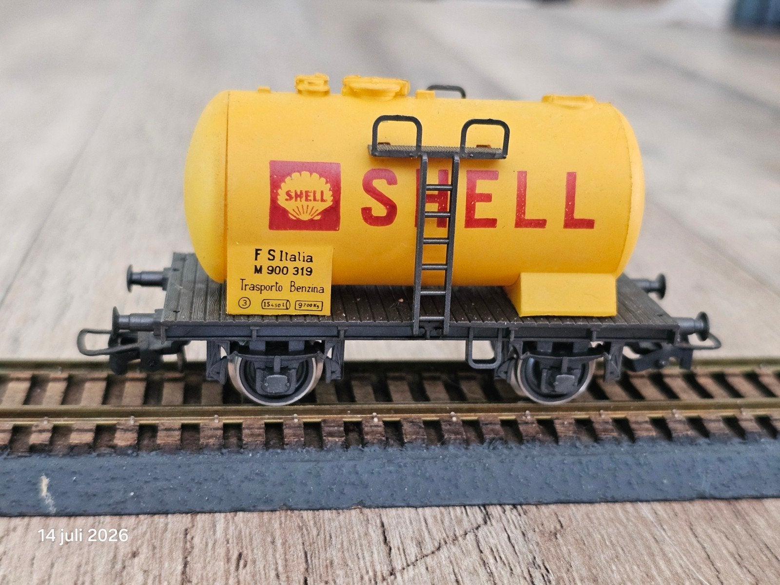 Rivarossi HO Ketelwagen Shell FS Italia, Ophalen of Verzenden, Gebruikt, Gelijkstroom, Wagon