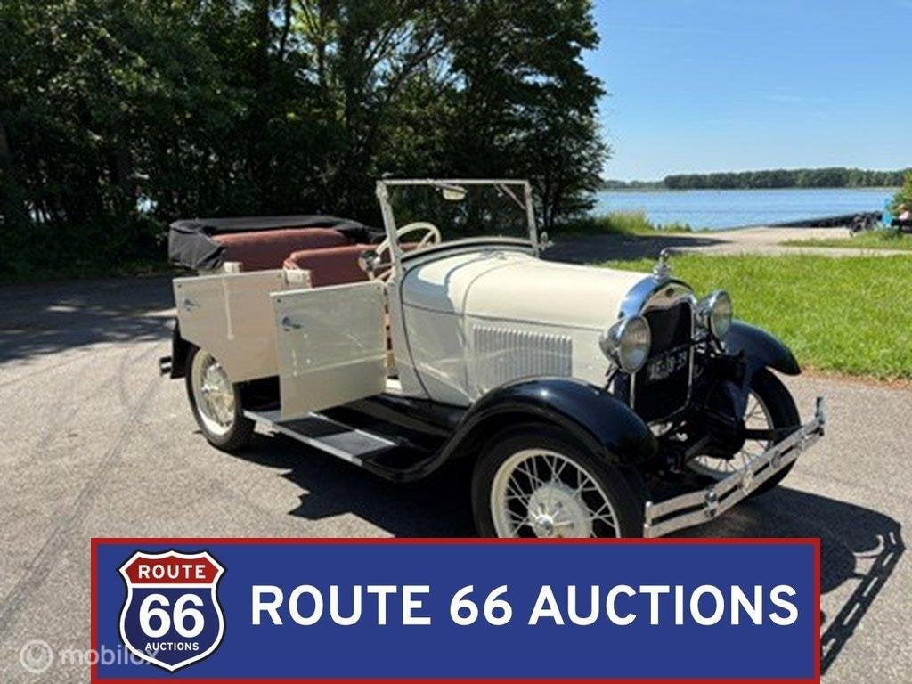 Ford Model A Phaeton | 1926 | Route 66 Auctions, Auto's, Oldtimers, Overige carrosserieën, Zwart, Bedrijf, Handgeschakeld