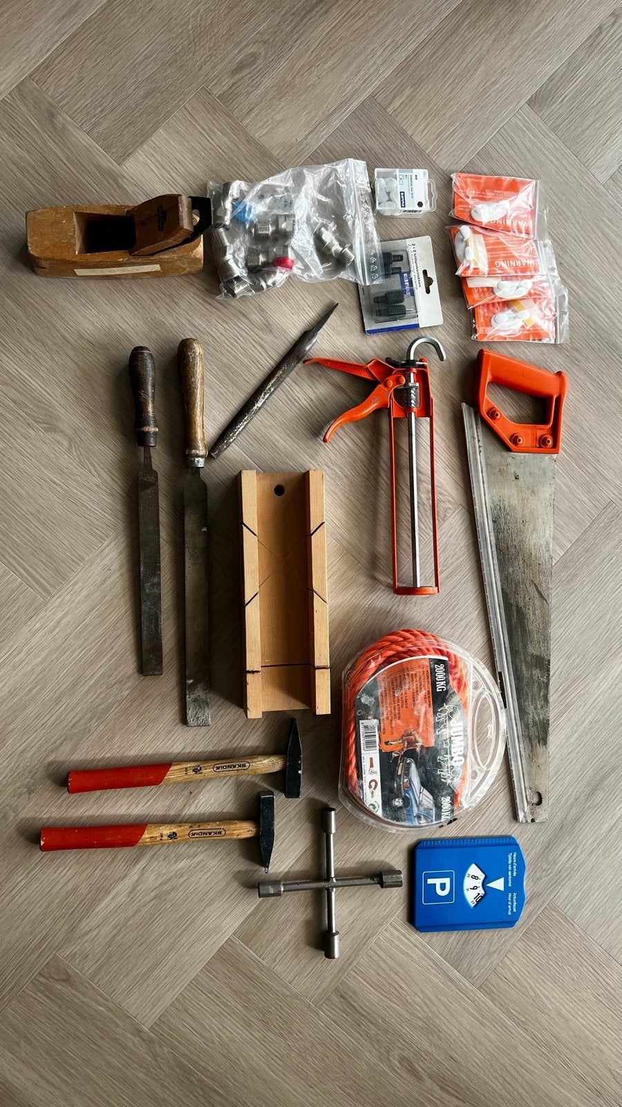 Divers gereedschap en auto spullen, Ophalen, Gebruikt