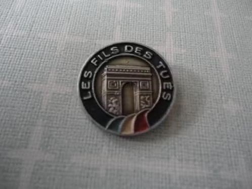 Franse badge, les Fils des Tues (zonen van de Gesneuvelden), Verzenden, Overige soorten, Overige gebieden, Embleem of Badge