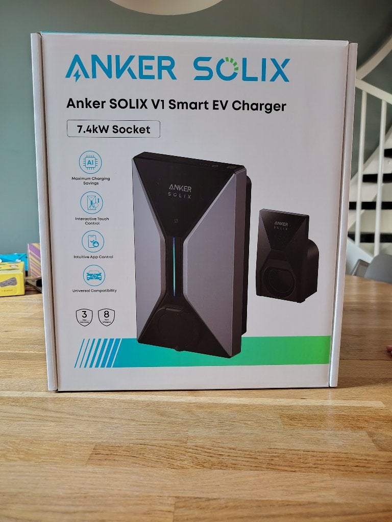 Anker SOLIX V1 Smart EV Charger 7.4kW Laadpaal, Ophalen of Verzenden, Nieuw, Laadpaal
