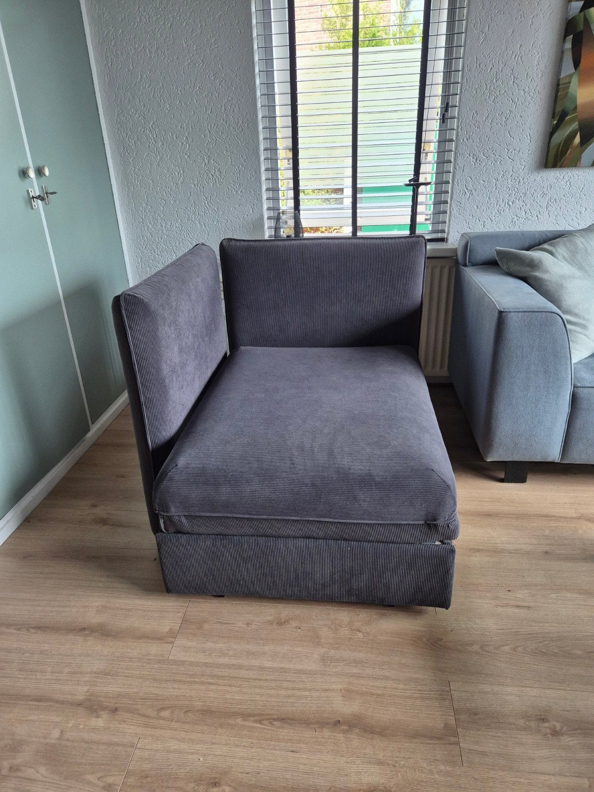 ikea vallentuna slaapbank met twee x leuning, Ophalen, Eenpersoons, Minder dan 150 cm