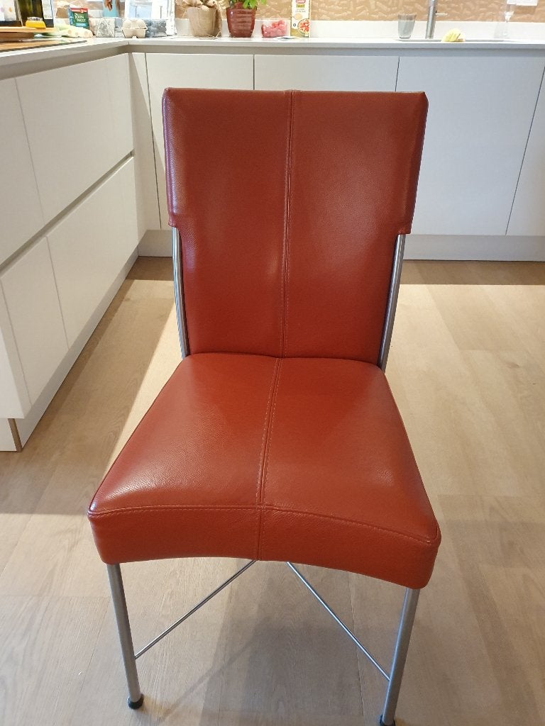 Stoelen te koop, Huis en Inrichting, Stoelen, Ophalen, Gebruikt, Leer, Bert Plantagie