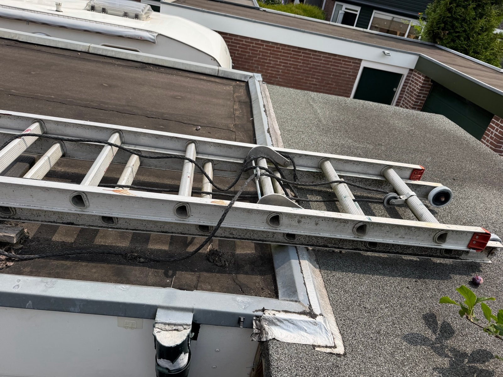 Uitschuifbare ladder - Ideaal voor dakwerk, Ophalen, Gebruikt, Ladder, Opvouwbaar of Inschuifbaar
