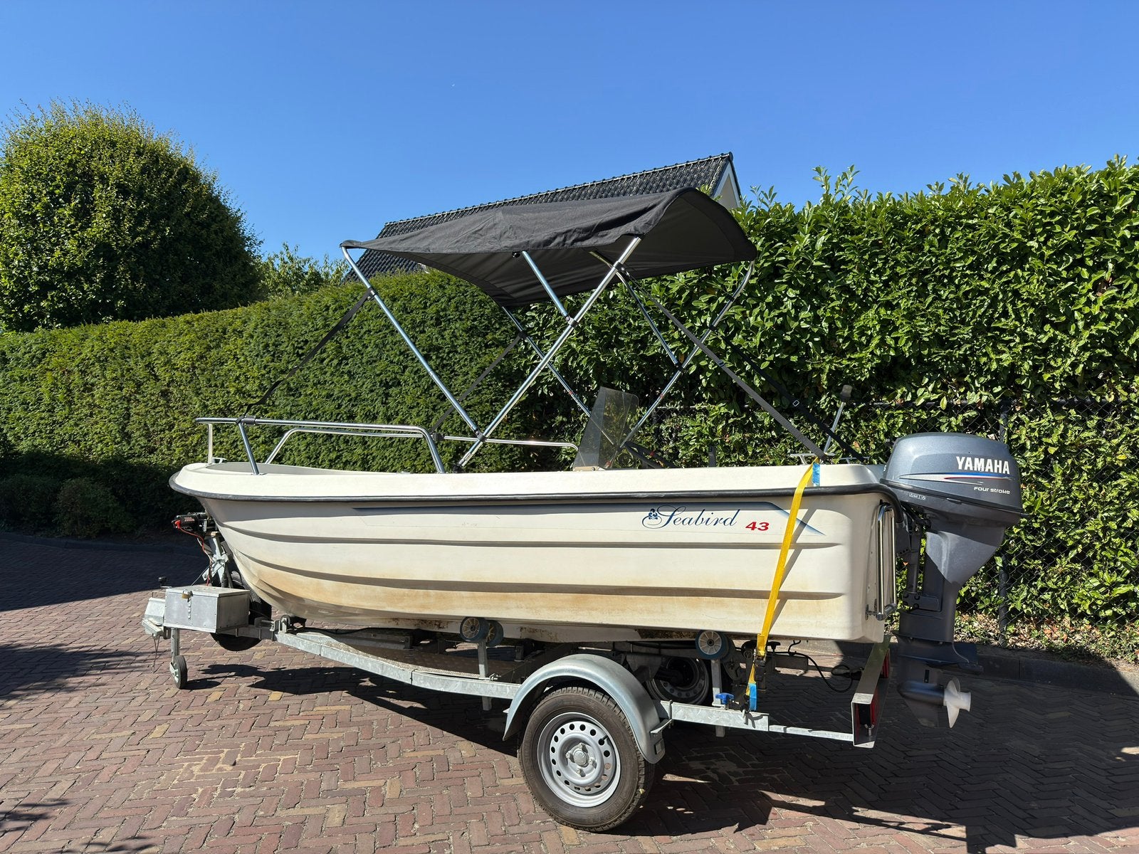 Consoleboot - Ryds 435S & motor + trailer, Watersport en Boten, Ophalen, Gebruikt, 15 pk, Met afstandsbediening