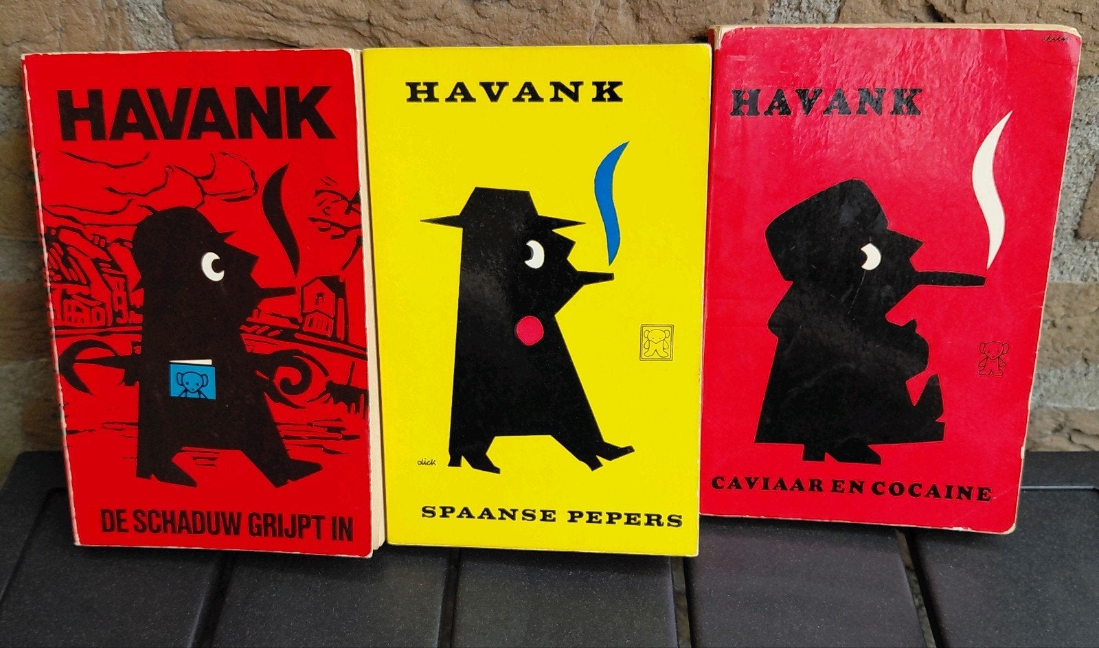 Zwarte Beertjes Boeken - o.a. havank, jaren 50 en 60, Ophalen of Verzenden, Gelezen, Diverse auteurs (o.a. Havank, Simenon, Ed McBain)