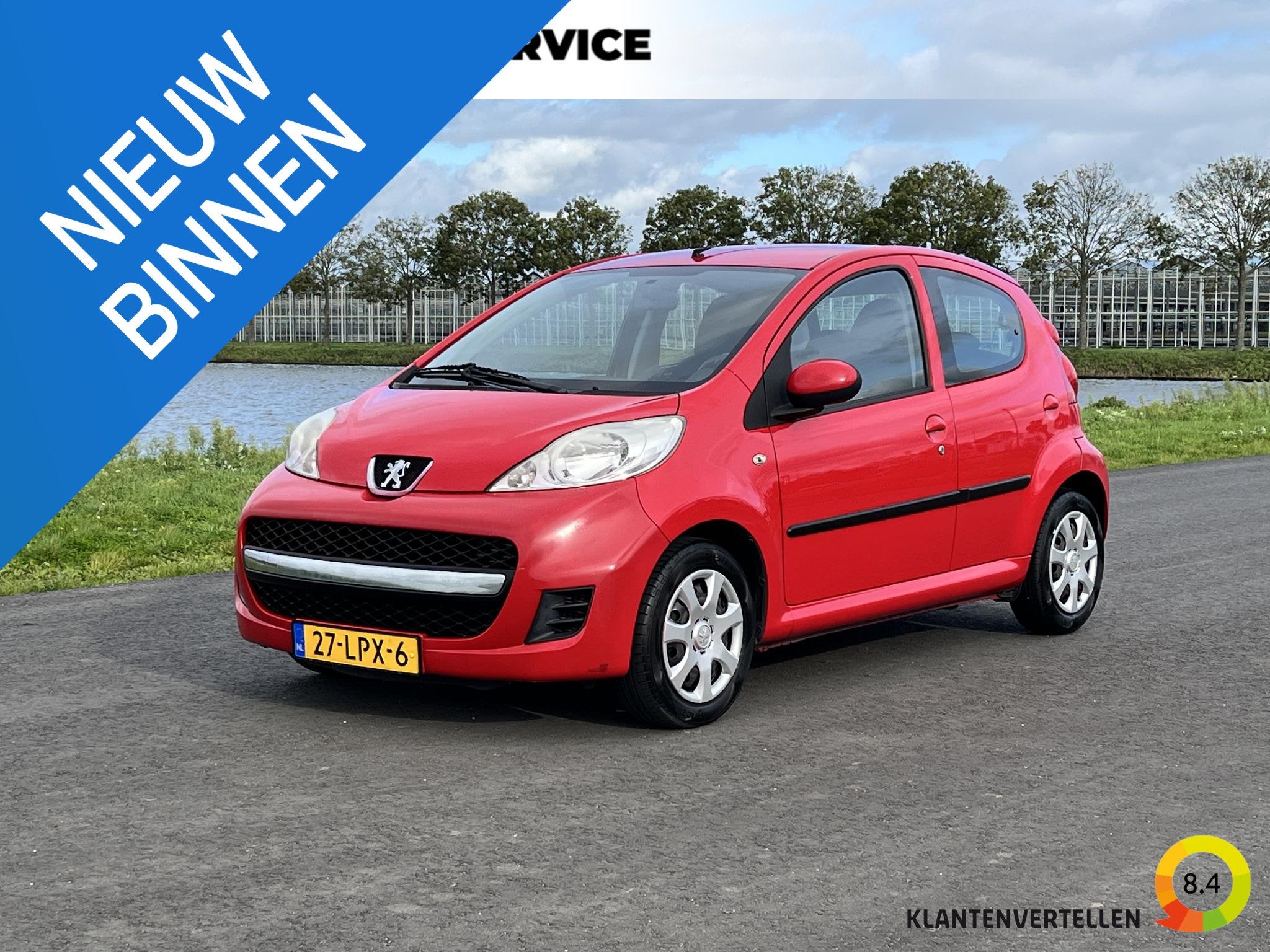 Peugeot 107 1.0-12V XS Airco, radio, elektrische ramen, Voorwielaandrijving, Euro 5, Stof, Gebruikt