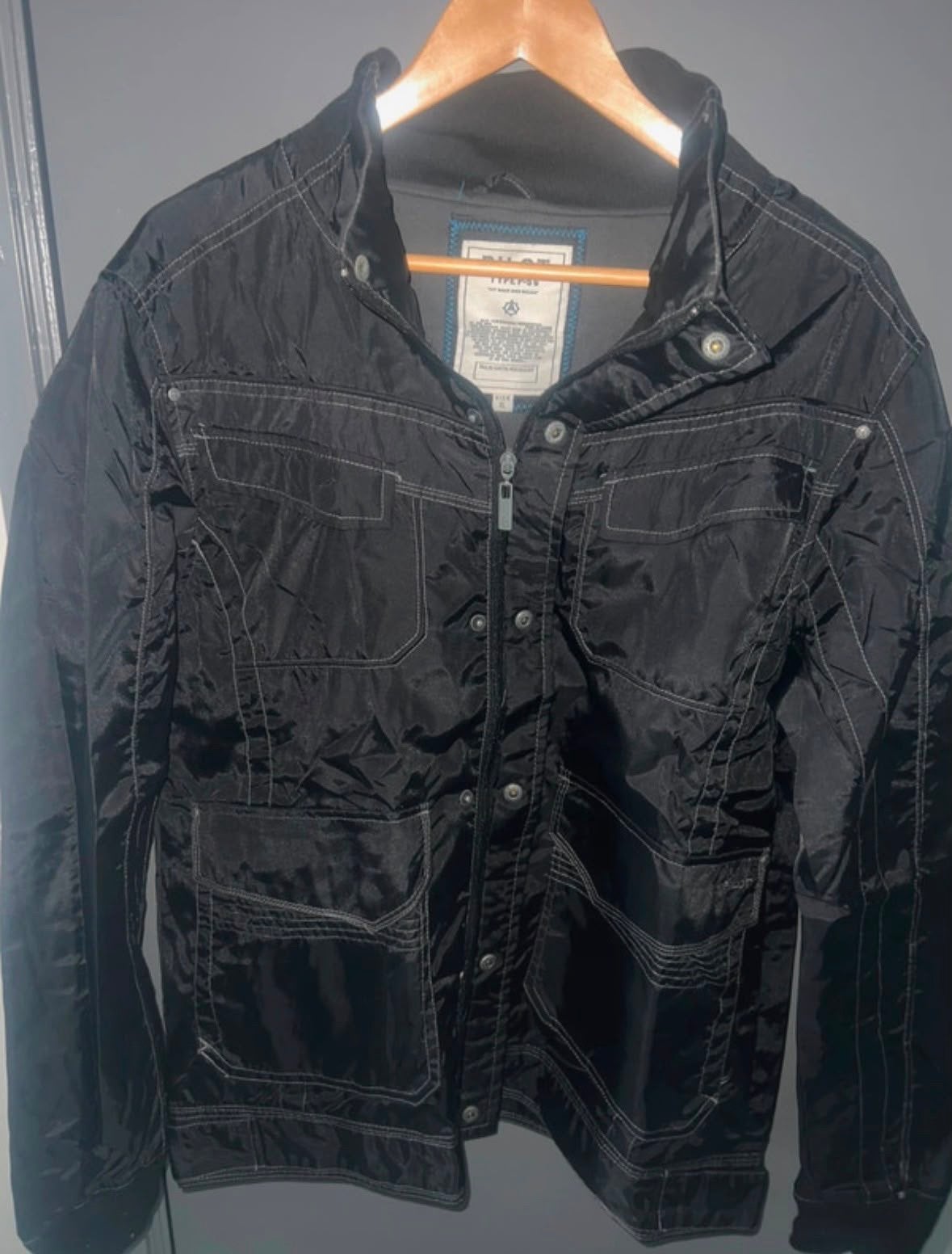 Pilot Heren Jas Maat XL Zwart Mooie Jas, Ophalen of Verzenden, Zo goed als nieuw, Maat 56/58 (XL), Zwart
