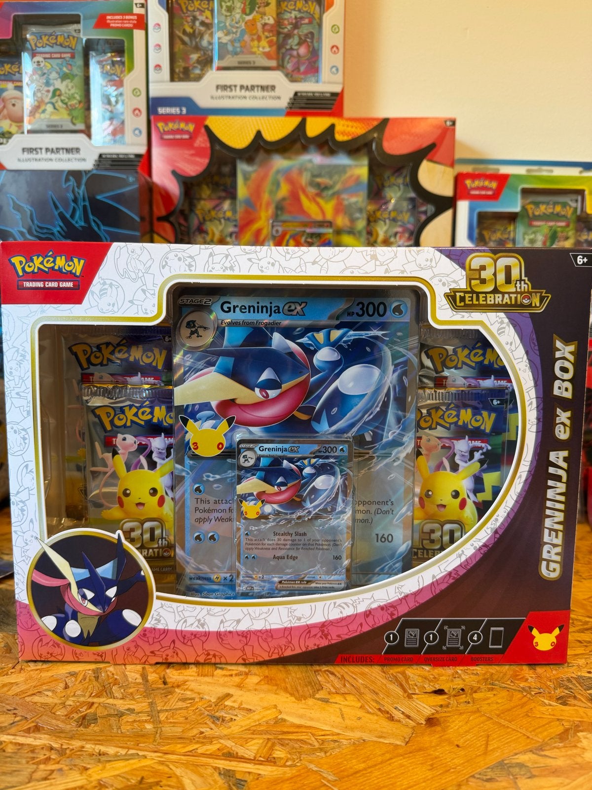 Pokémon Greninja ex Box 30th Celebration, Ophalen, Nieuw