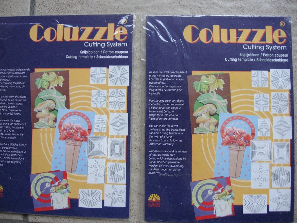 Coluzzle snijsjabloon en nieuwe set mesjes, Geschikt voor snijden, Gereedschap of Toebehoren, Nieuw, Ophalen of Verzenden