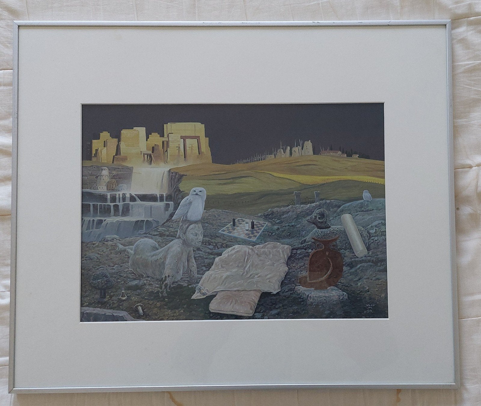 Magisch Realisme Ulco Glimmerveen unica kunstwerk 1994, Ophalen