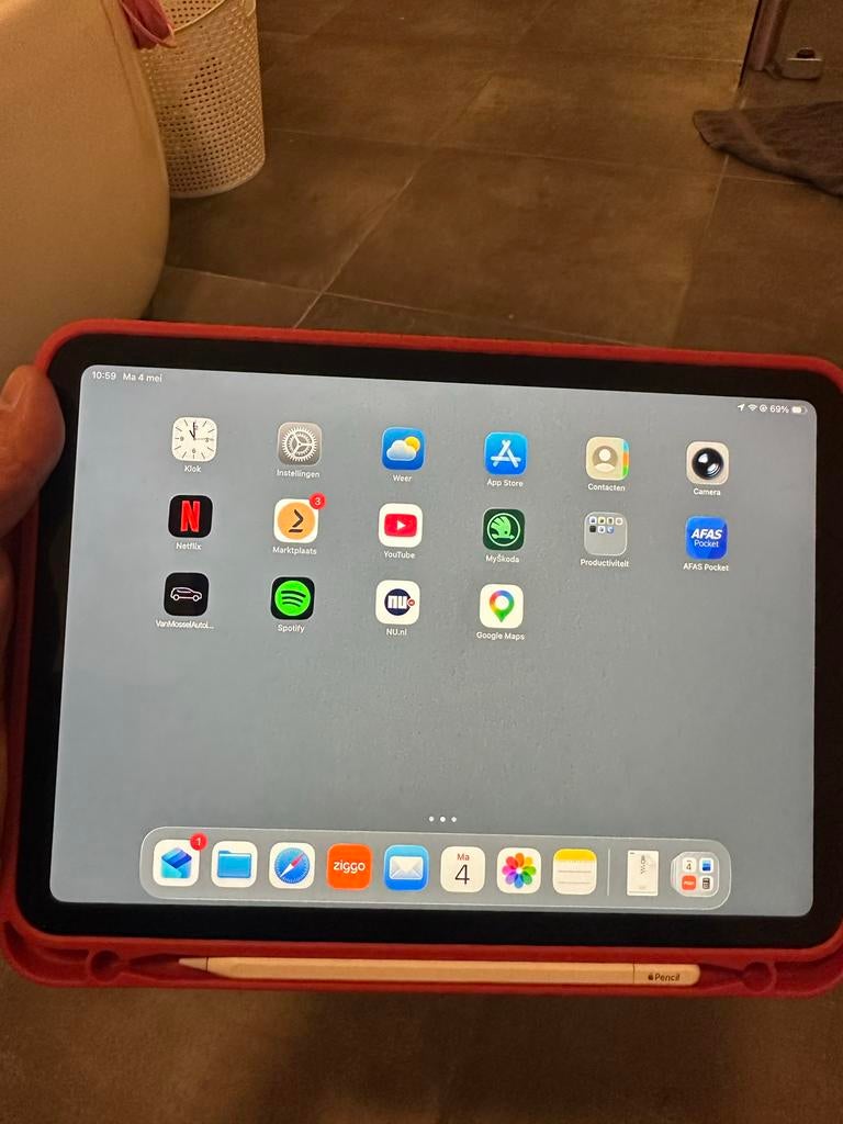 Apple iPad 10th (2022) 64GB Wi-Fi - Zo goed als nieuw, Computers en Software, Apple iPads, Ophalen, Overige kleuren, 8 inch, Zo goed als nieuw