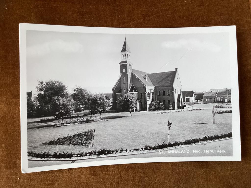Sint Annaland. (Tholen) met Ned.Herv. Kerk, Ophalen of Verzenden, Ongelopen, Zeeland