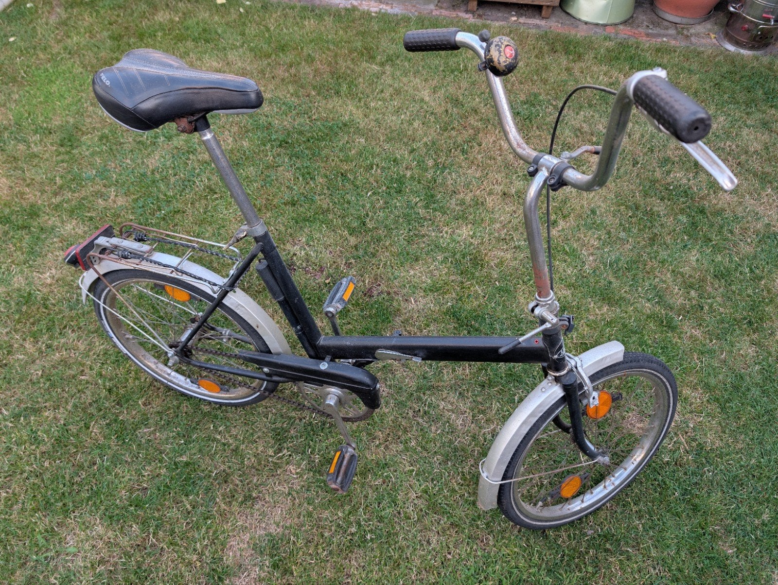 Vouwfiets, Ophalen, Gebruikt