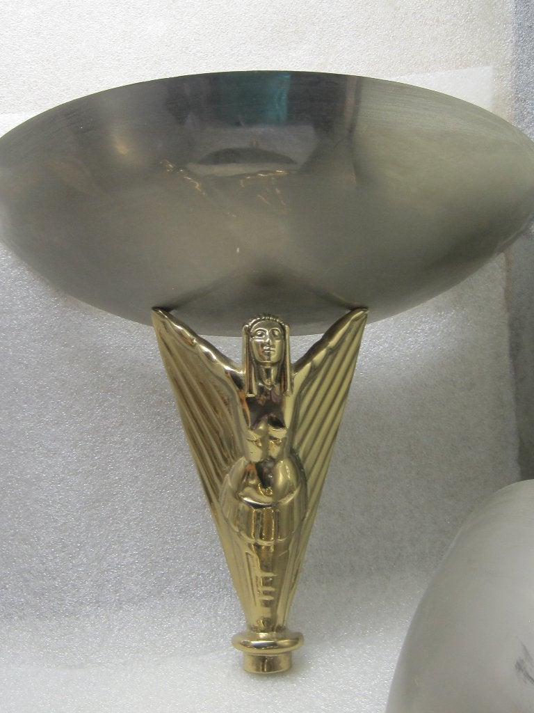 Vintage Art Deco design wandlamp (cinema-stijl) ca 1970, Ophalen