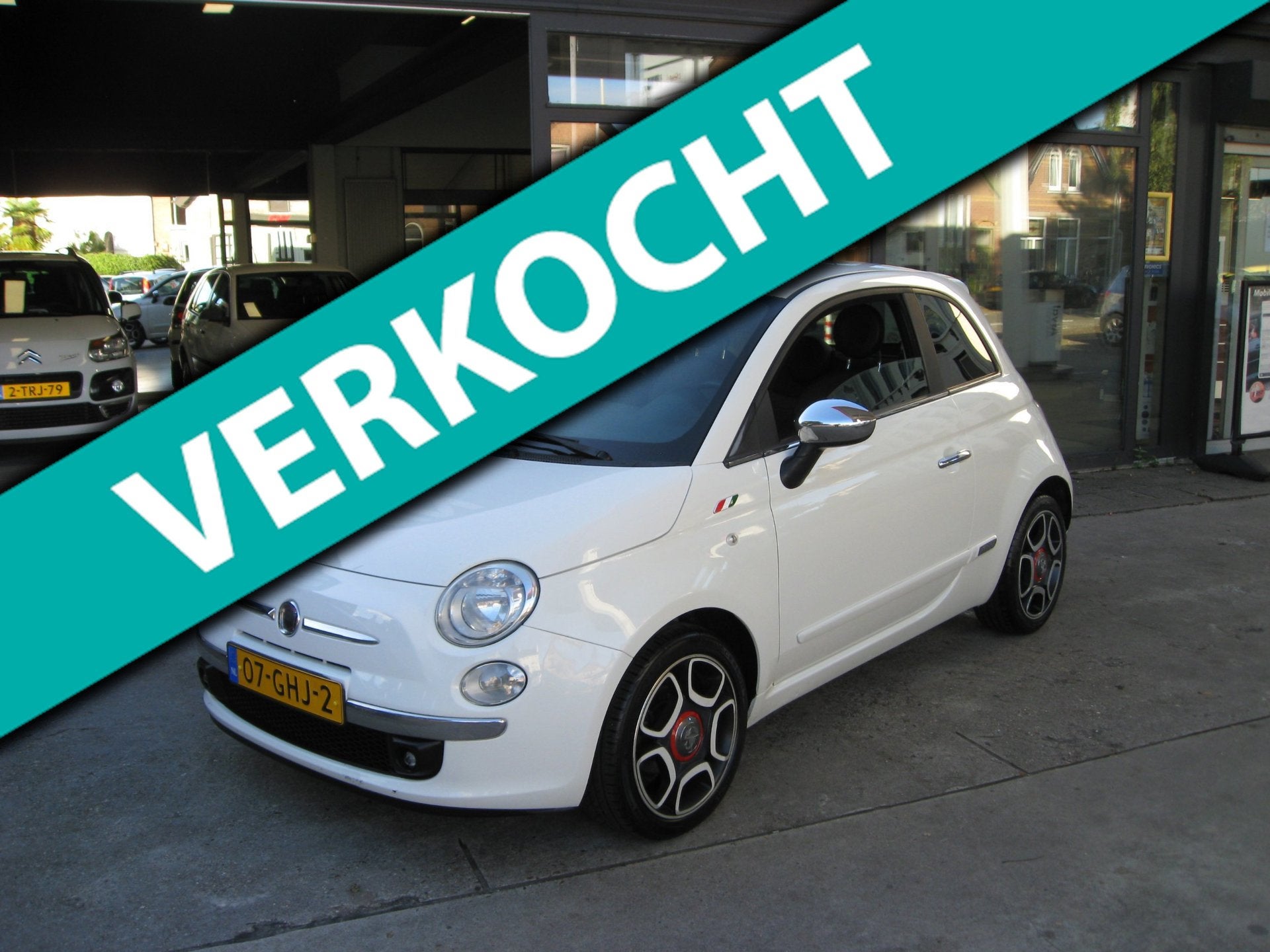 Fiat 500 Fiat 500 1.2 Sport leder uitgevoerd, Gebruikt, 1242 cc, 4 cilinders, 840 kg