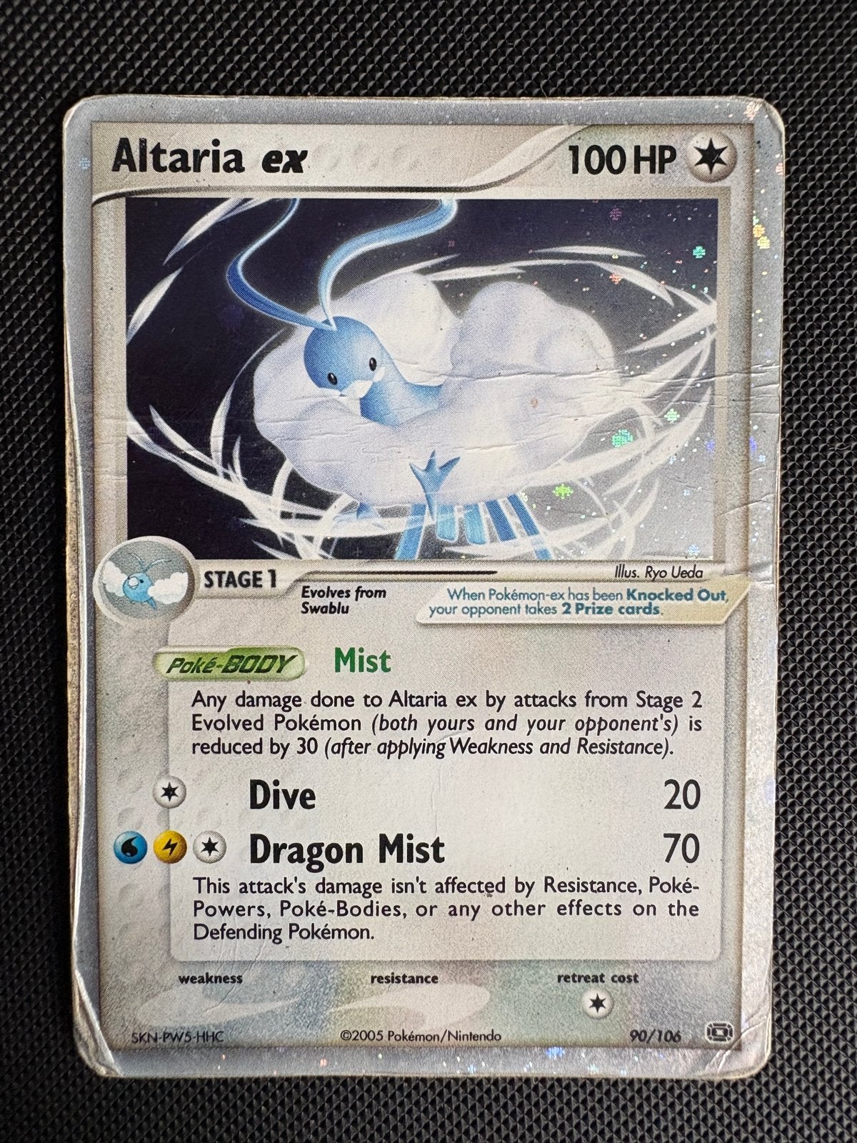 Altaria ex 90/106, Hobby en Vrije tijd, Verzamelkaartspellen | Pokémon, Ophalen, Gebruikt, Losse kaart, Foil