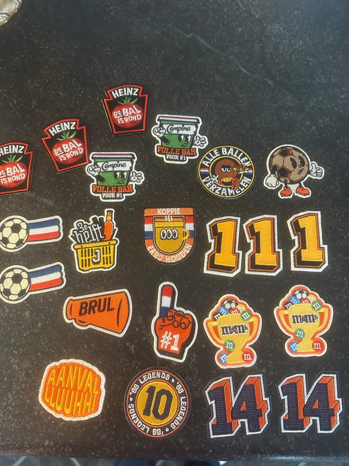 22 Stuks Juich Jack Emblemen - Voetbal en Meer, Verzamelen, Ophalen of Verzenden
