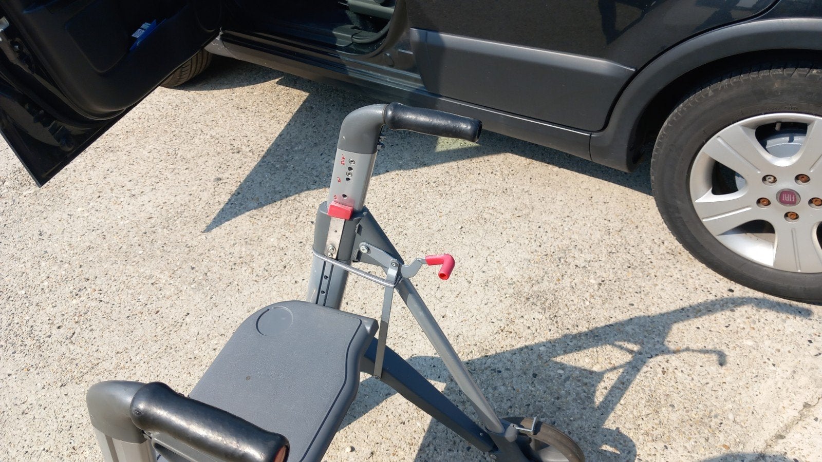 Rollator, Ophalen, Gebruikt