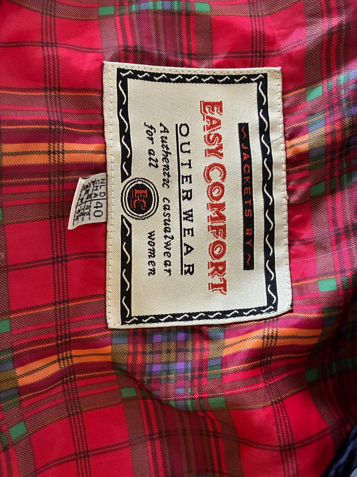 Vintage Outdoor/Tuinjasje Dichtgeweven Katoen - Maat 40, Kleding | Dames, Ophalen of Verzenden, Zo goed als nieuw, Maat 38/40 (M)