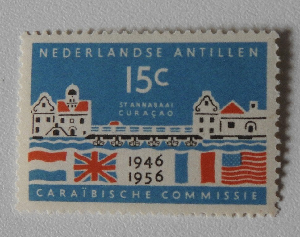 Ned. Antillen 1956 Caraïbische Commissie, Verzenden, Na 1940, Postfris