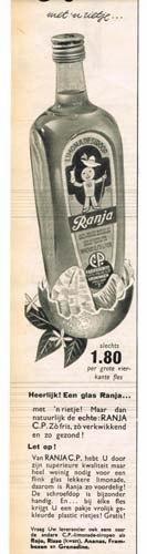 Ranja - C.P. - Advertentie uit Tijdschrift 1957, Verzamelen, Ophalen of Verzenden, 1940 tot 1960, Knipsel(s)