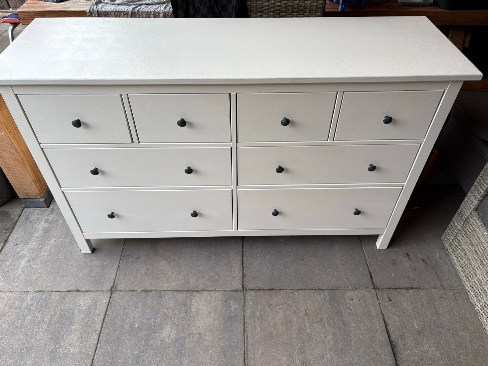 IKEA Hemnes ladekast met 8 lades - Wit, Ophalen, Gebruikt, 5 laden of meer, 150 tot 200 cm