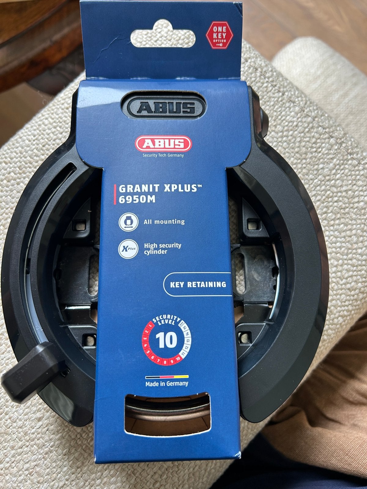 Abus cilinderslot granit Xplus 6950M, Ophalen of Verzenden, Nieuw, Ringslot
