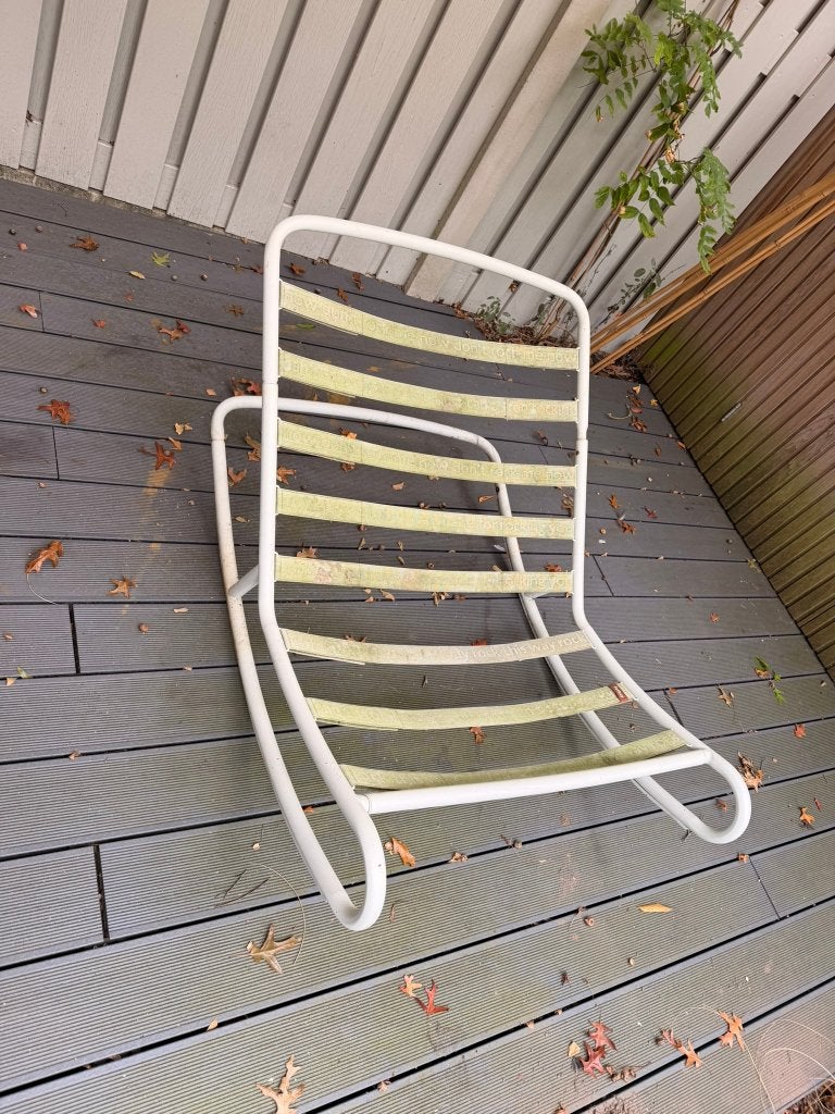 Fatboy roll black frame met zitzak, Overige materialen, Gebruikt, Loungeset, Stoel