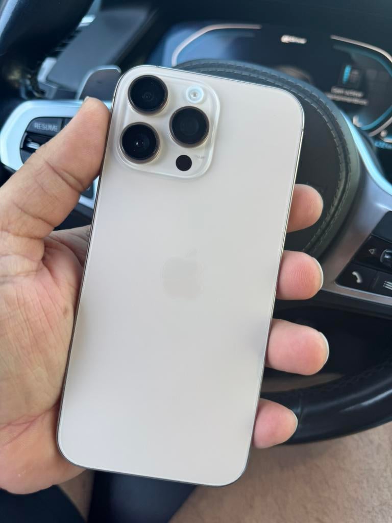 iPhone 16 Pro Max 256GB Goud Batterij 100%, Telecommunicatie, Mobiele telefoons | Apple iPhone, 256 GB, Ophalen of Verzenden, Zonder simlock