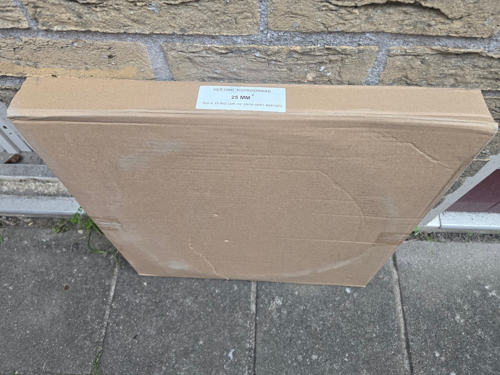 Aarddraad 25mm2, rol 45m, 10kg, Ophalen of Verzenden