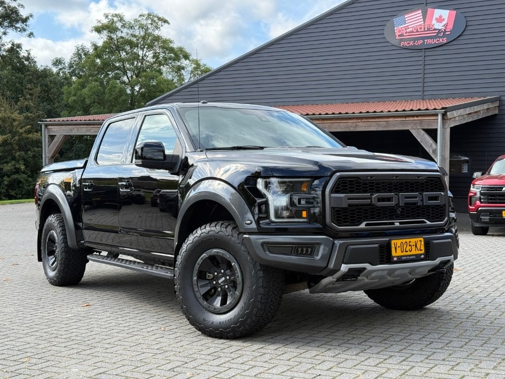 Ford F150 Raptor SuperCrew 3.5L V6 Ecoboost Pick-up Marge, Auto's, Automaat, Zwart, 3500 cc, F-150