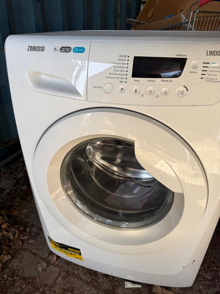 Zanussi Lindo 500 Wasmachine 8kg 1400rpm, Witgoed en Apparatuur, Ophalen, 1200 tot 1600 toeren, Gebruikt, 8 tot 10 kg