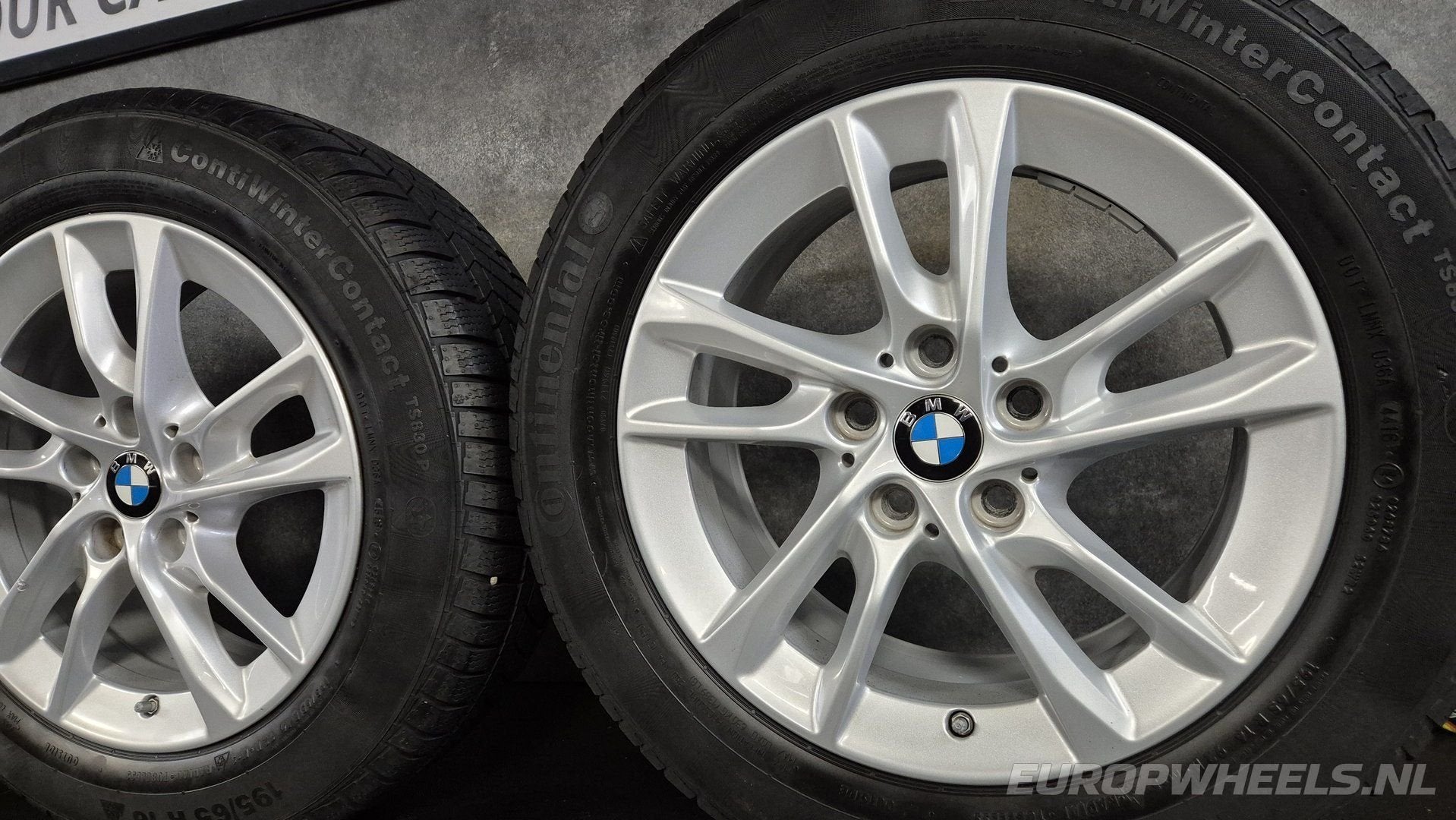 16 inch BMW velgen 2 active tourer F45 F46 1 winterbanden, Gebruikt, -, Banden en Velgen, 195 mm