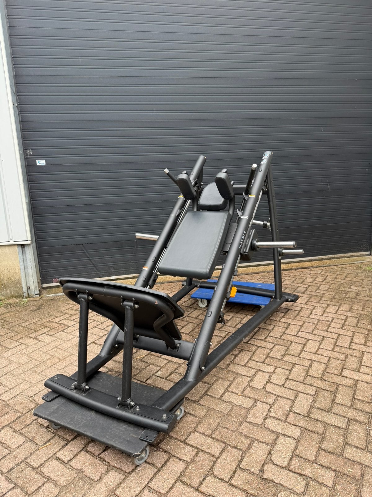 Zwarte Matrix Plate Loaded Hack Squat, Ophalen, Gebruikt, Overige typen