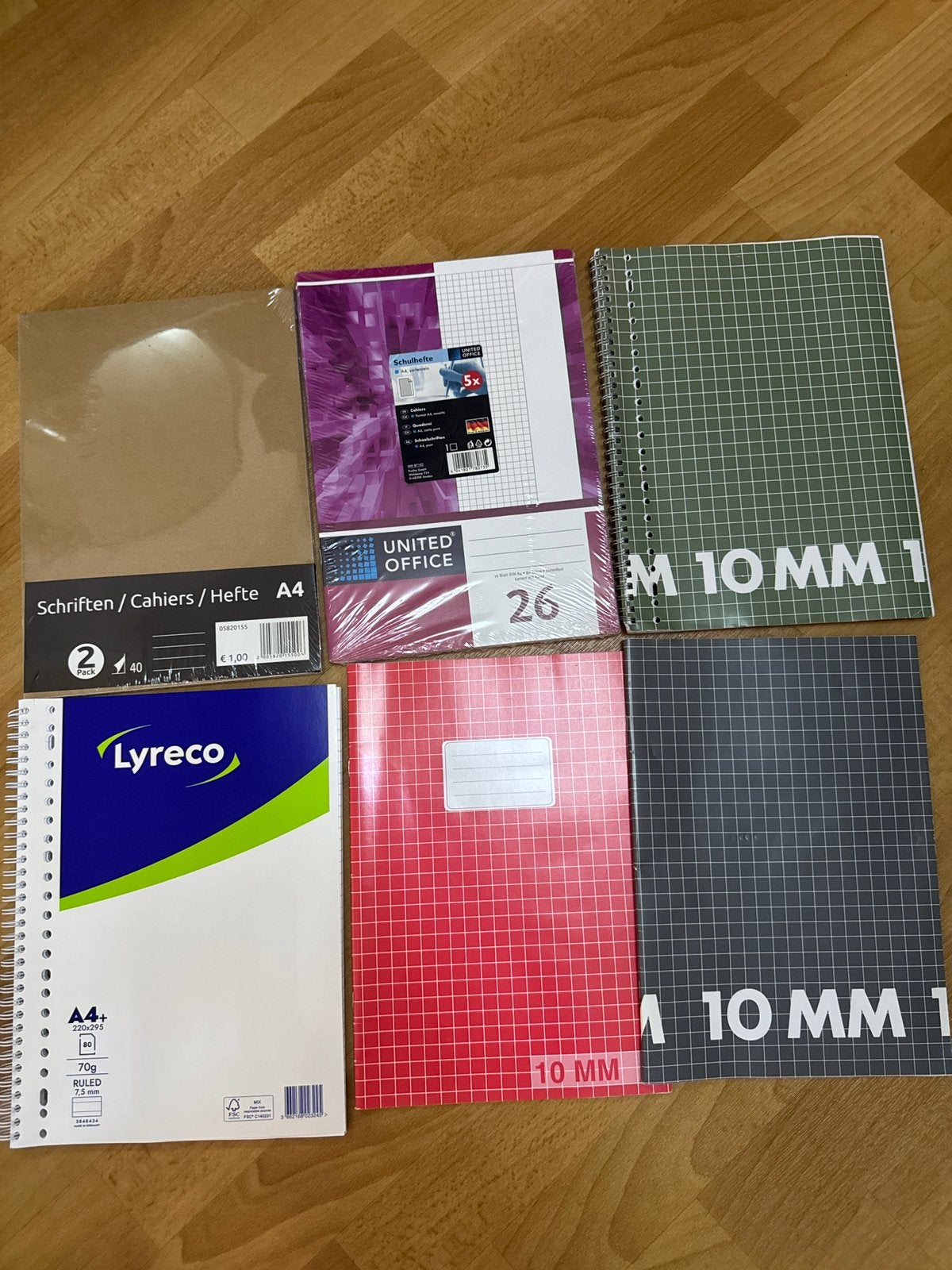 Collegeblokken A4 Schriften set 11stuks, Diversen, Schrijfwaren, Ophalen, Zo goed als nieuw