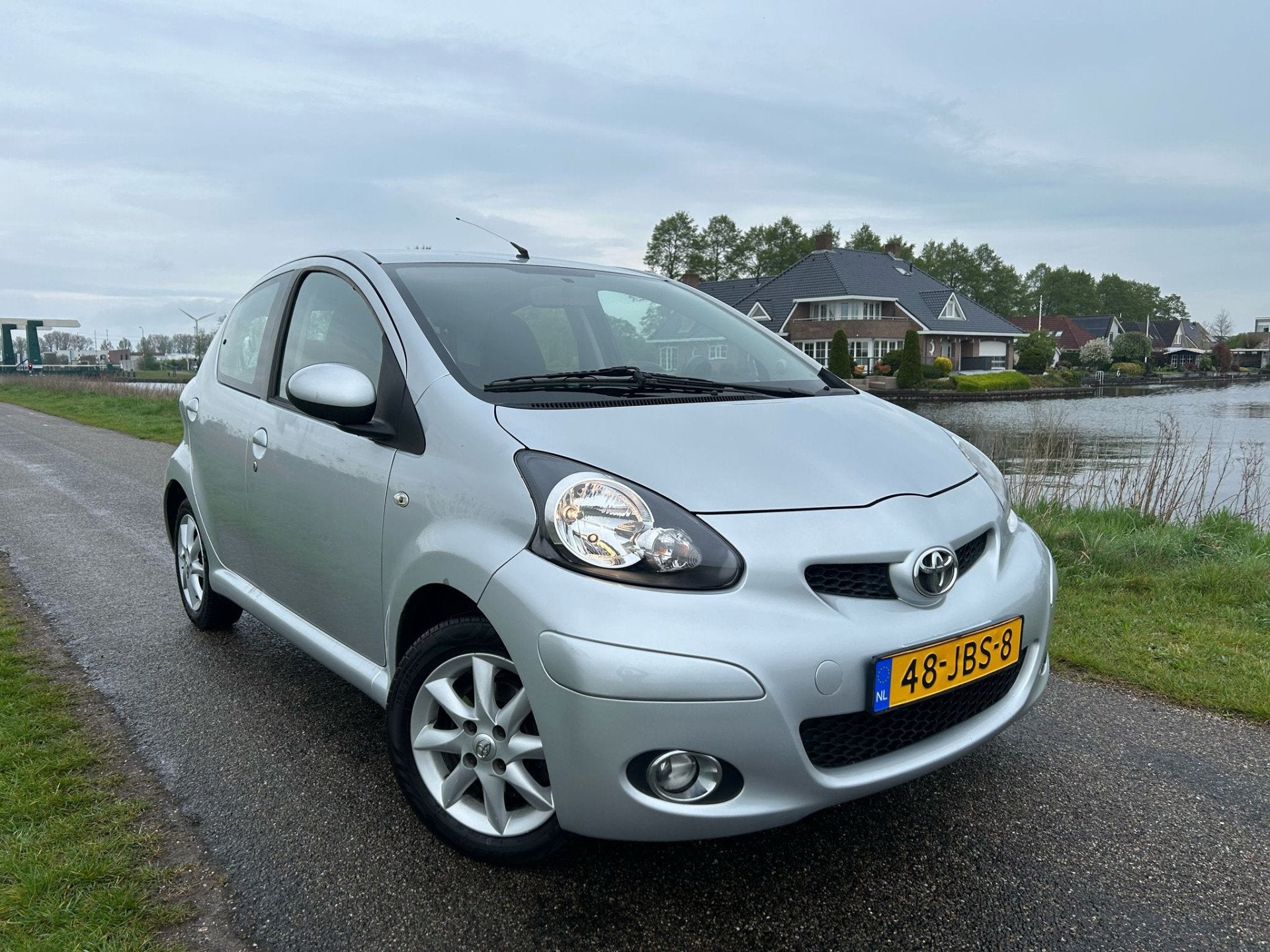 Toyota Aygo 1.0-12V Comfort Airco / 5-Deurs (bj 2009), Voorwielaandrijving, Stof, Gebruikt, Zwart