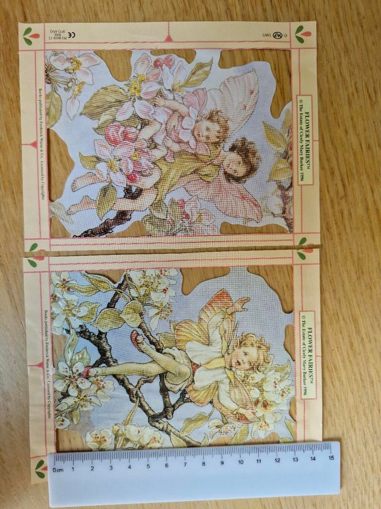 Oude Poëzieplaatjes - Flower Fairies (10 x 13 cm), Verzamelen, Ophalen of Verzenden