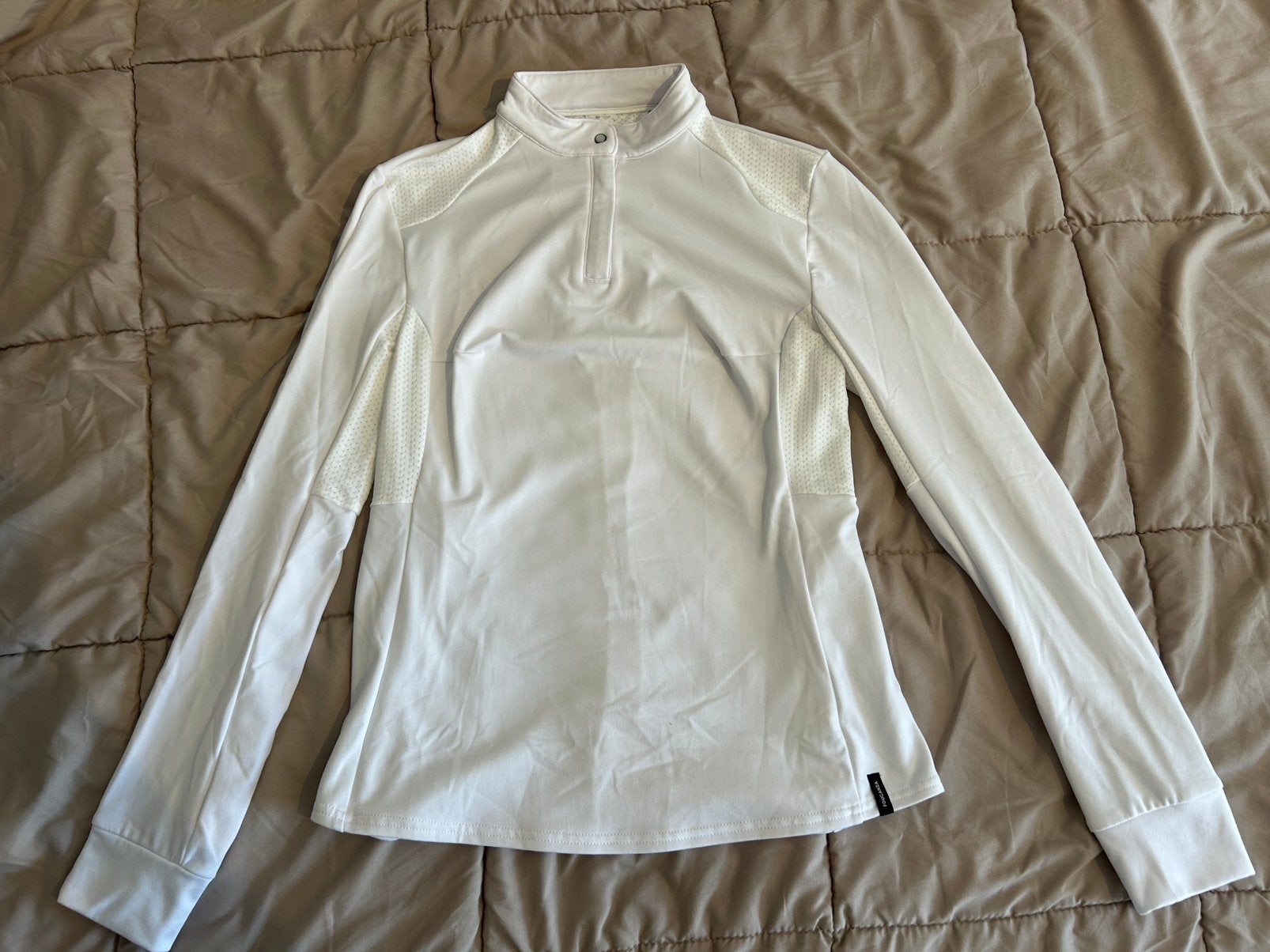 Wedstrijd shirtje paardrijden met lange mouwen, Dieren en Toebehoren, Paardrijkleding, Dressuur, Fouganza, Nieuw, Ophalen of Verzenden