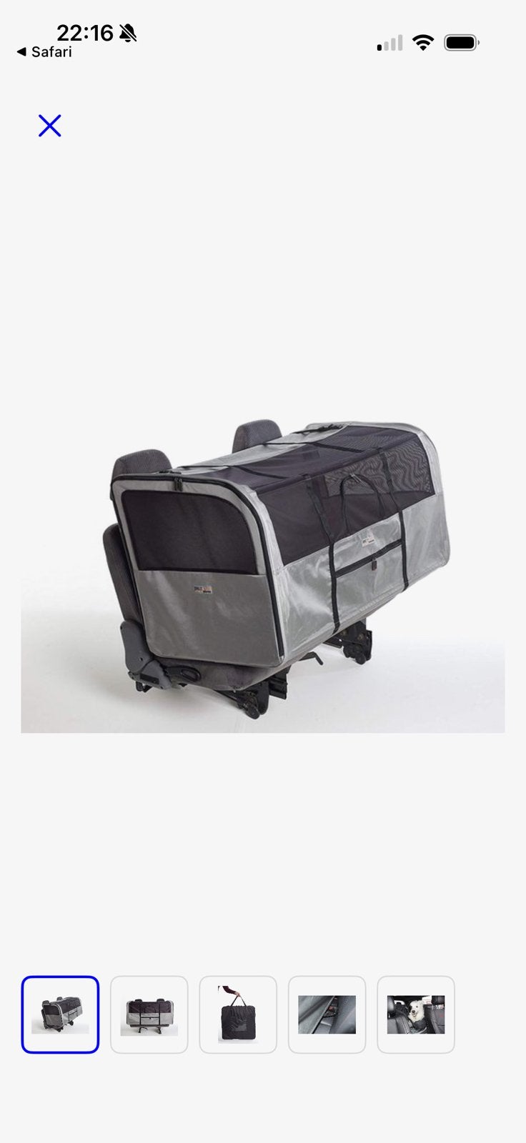 PetEgo Luxe Autobench, Ophalen of Verzenden, Gebruikt
