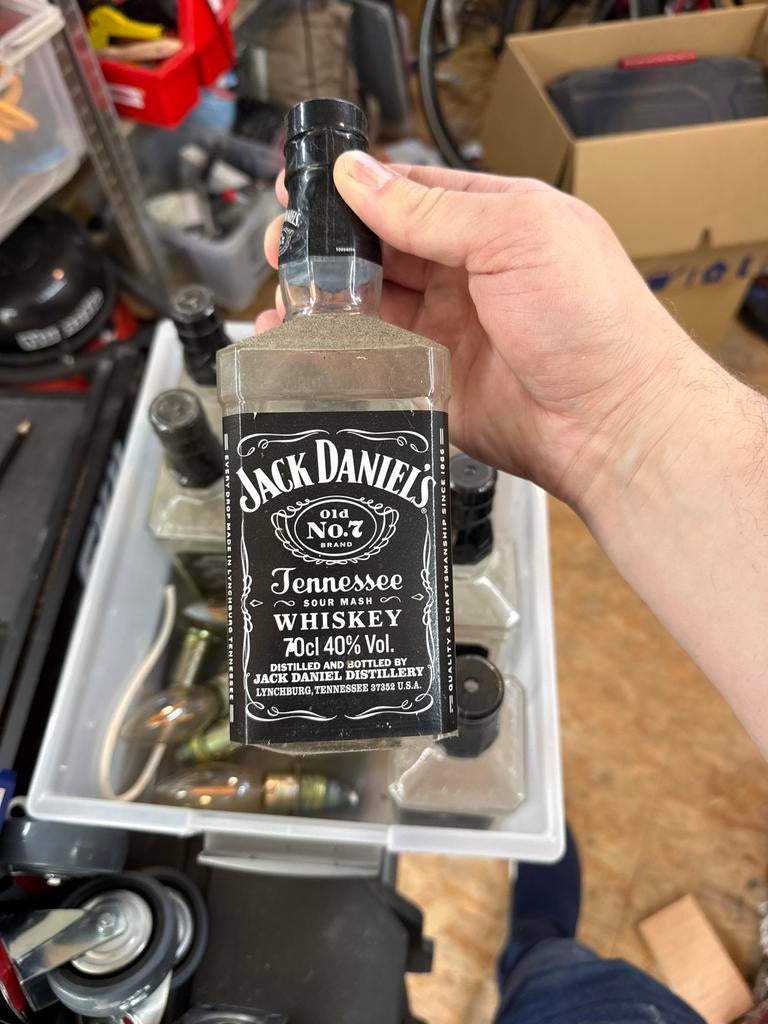 8 Jack Daniels fleslampen voor mancave of bar, Ophalen