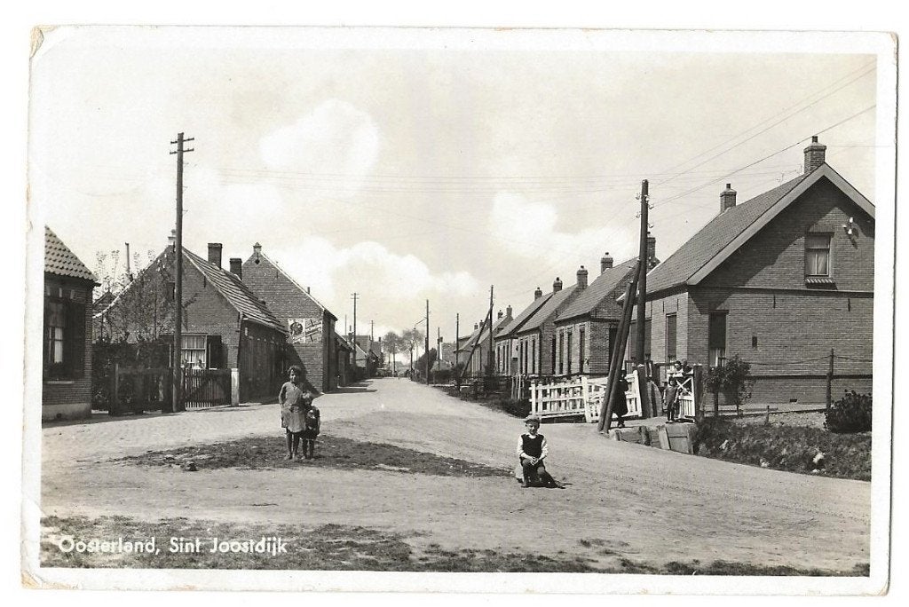 Oosterland (ZL), Sint Joostdijk jaren 30, Ophalen of Verzenden, 1920 tot 1940, Gelopen, Zeeland
