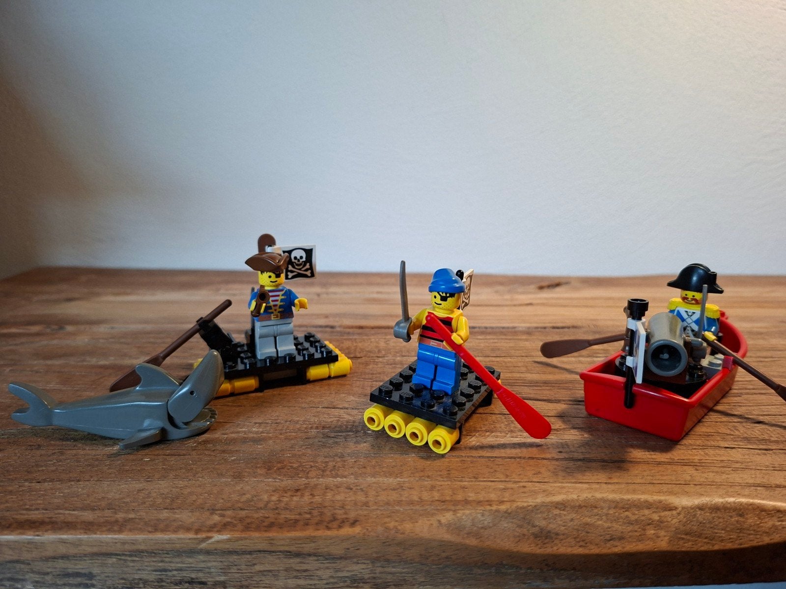 Vintage lego piraten sets, 6234, 1713 en 6245, Gebruikt, Lego, Complete set, Pirates