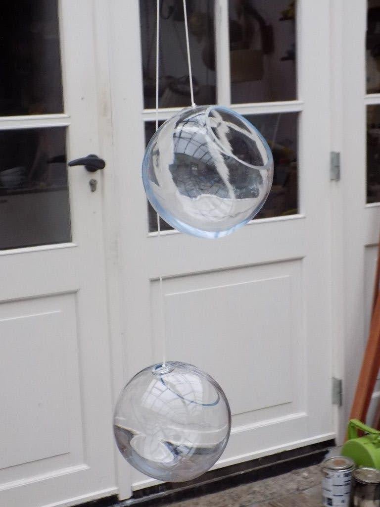 Glazen planten hangbollen keramobiel glas jaren 80, Overige materialen, Rond, Ophalen of Verzenden, Zo goed als nieuw