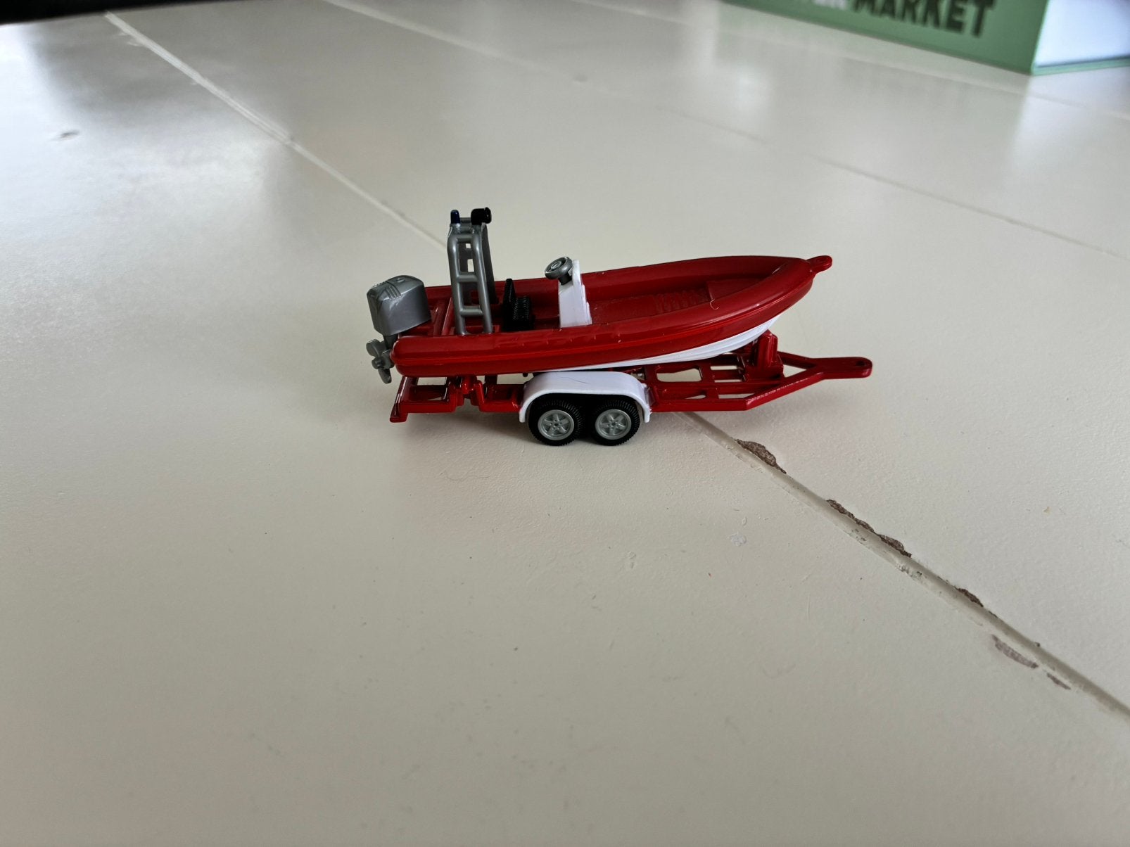 Siku aanhanger met boot, Ophalen of Verzenden, Zo goed als nieuw, Overige typen